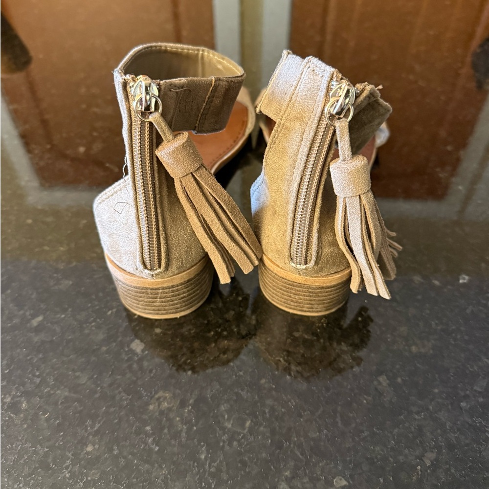 🟢 Suede Sandals - Picture 4 of 4